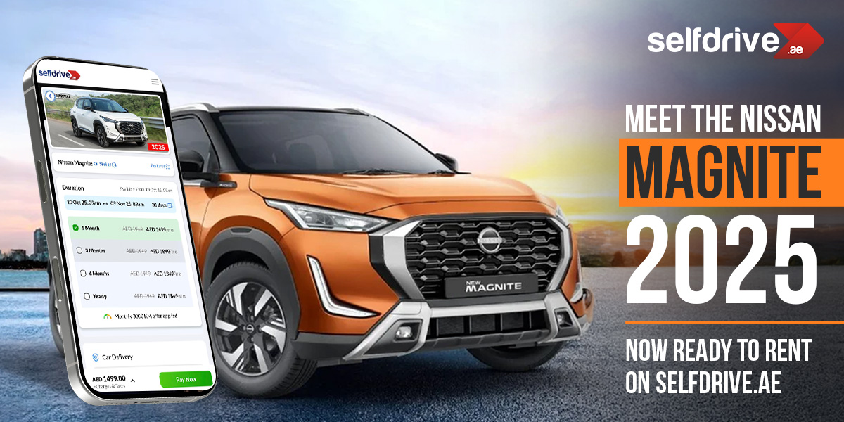 Meet the Nissan Magnite 2025 - Now Ready to Rent on Selfdrive.ae