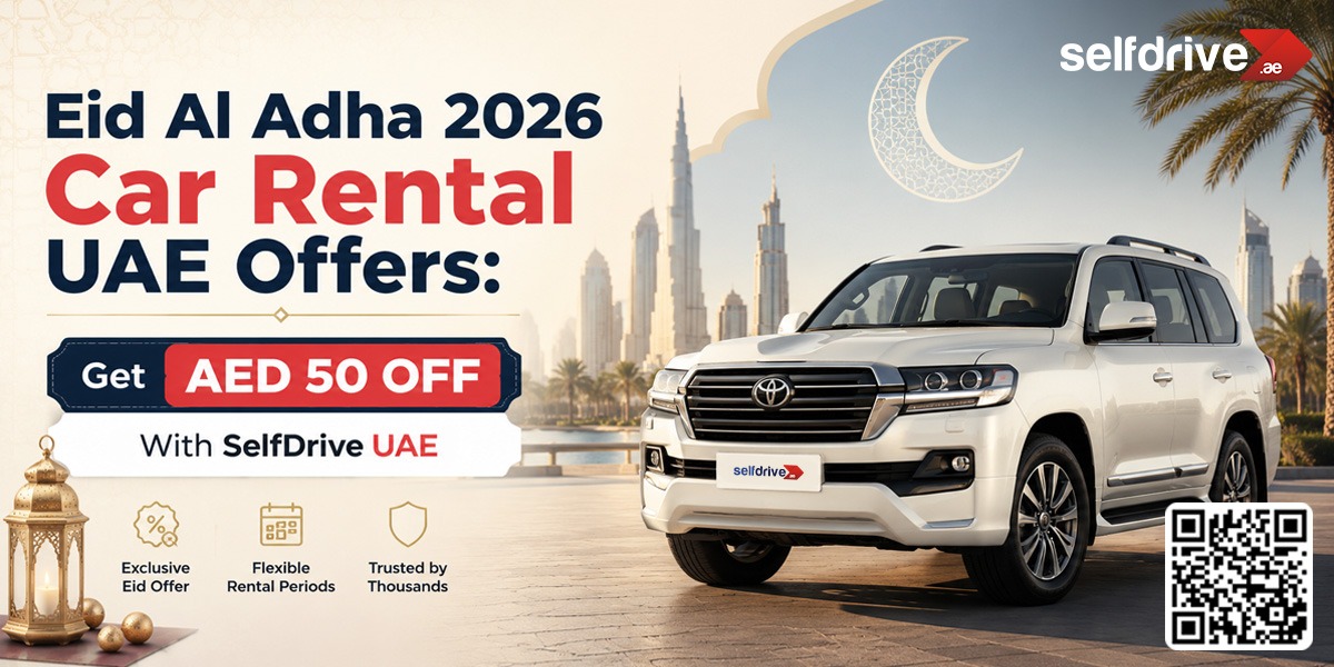 Eid Al Adha 2026 Car Rental Offers in UAE - Enjoy AED 50 OFF on Every Ride