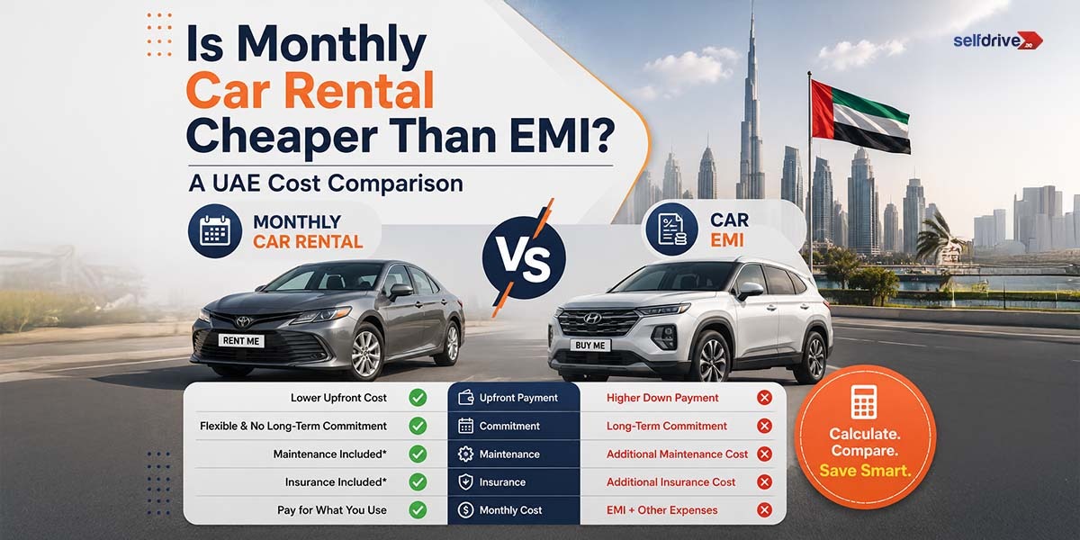 Why More UAE Professionals Are Choosing Monthly Rentals Instead of Car Loans