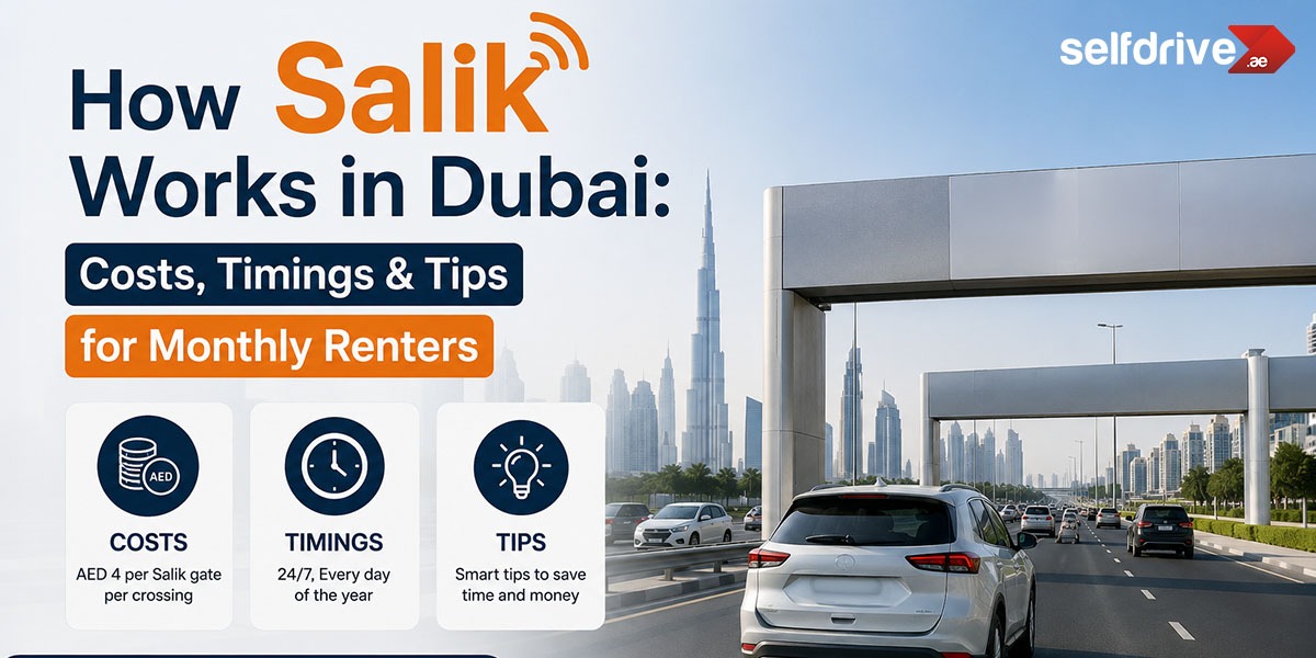 How Much Does Salik Cost on a Monthly Car Rental in Dubai? (2026 Guide)