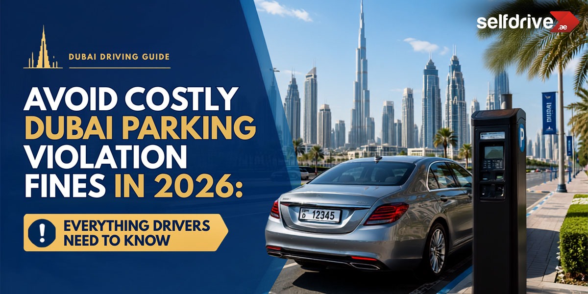 Dubai Skyline with text about fines and vilolation in 2026